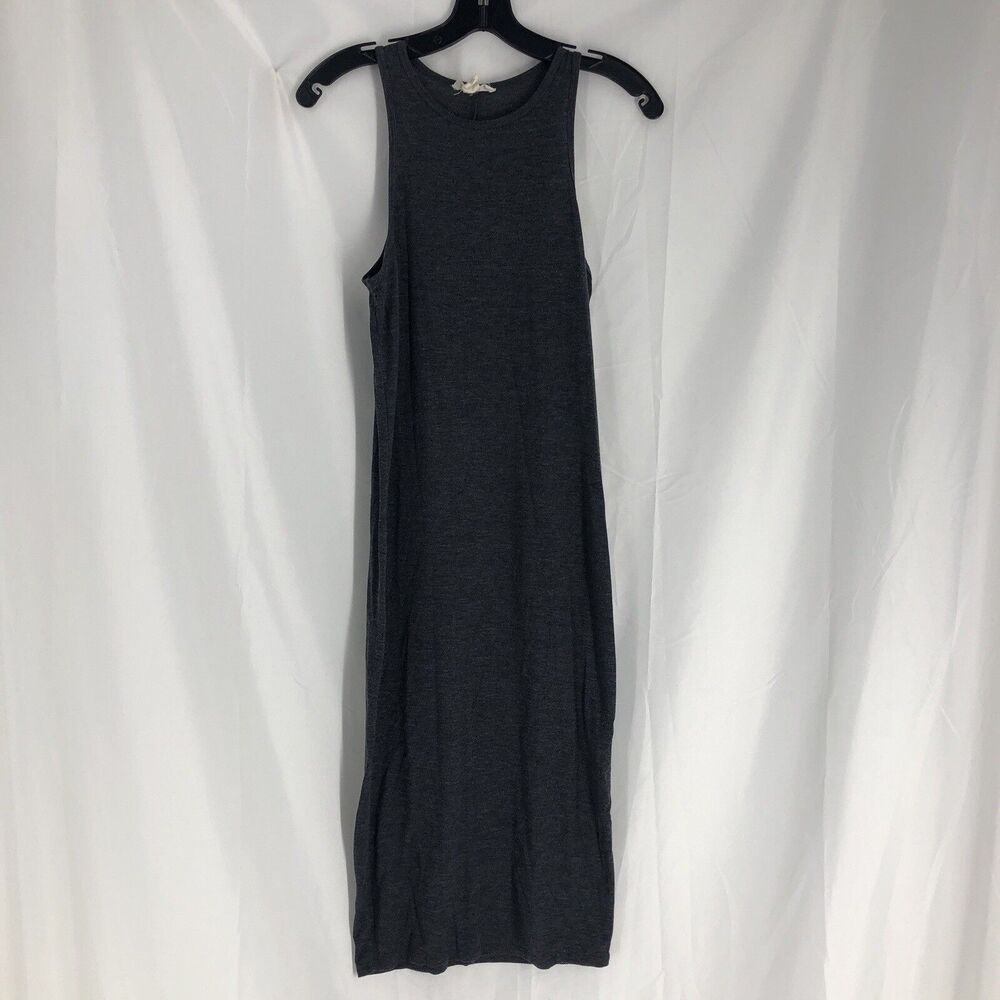 FOREVER 21 Cotton Blend Bodycon Tank Dress, Gray, Medium